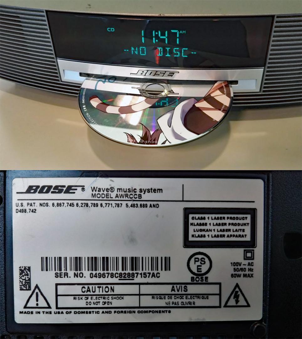 ■BOSE Wave Music System(AWRCCB)CDプレーヤー