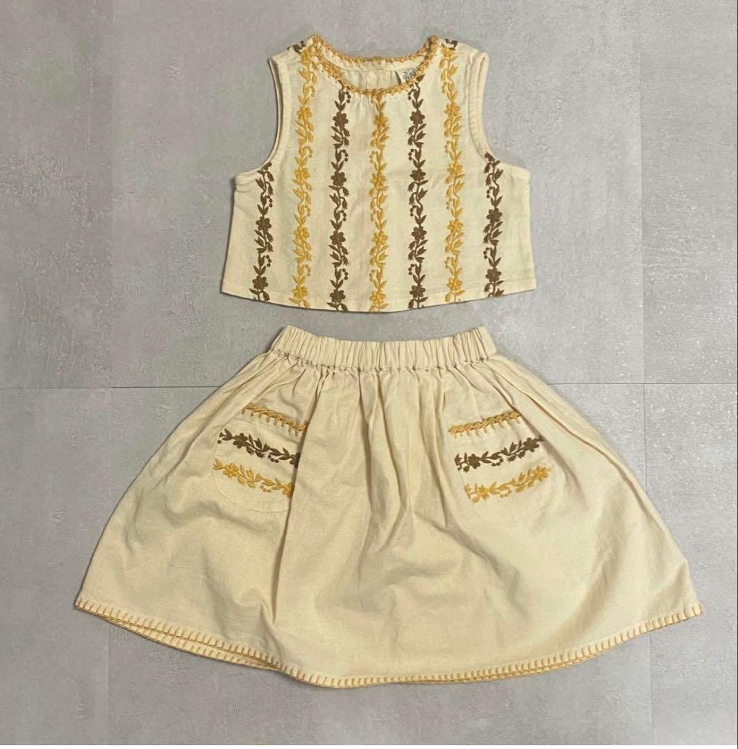 7/28 発送2024 SS apolina セットアップ　5-7y