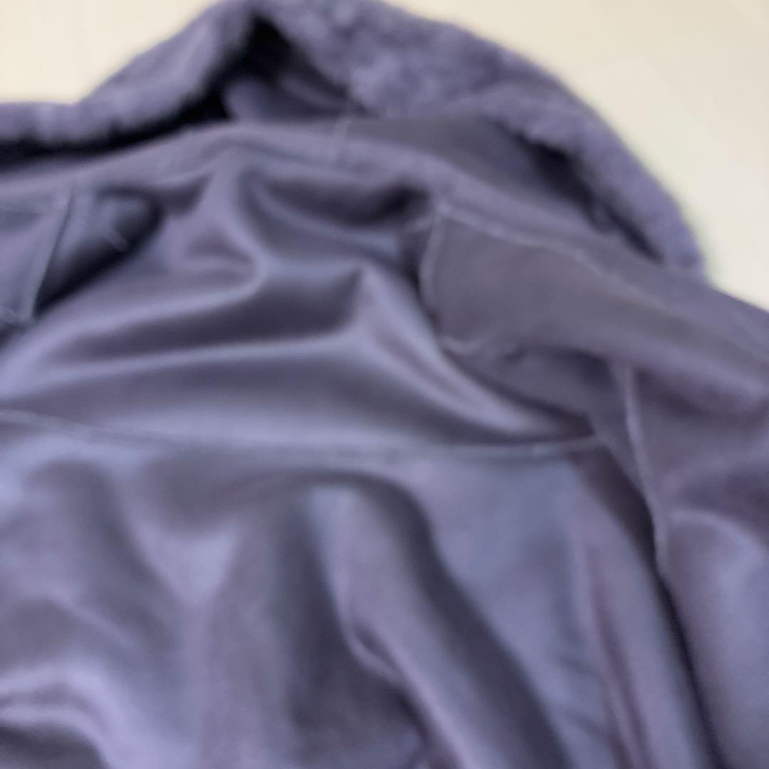 パープルファーパーカー裏地ムートン サイズM最終値下げ価格