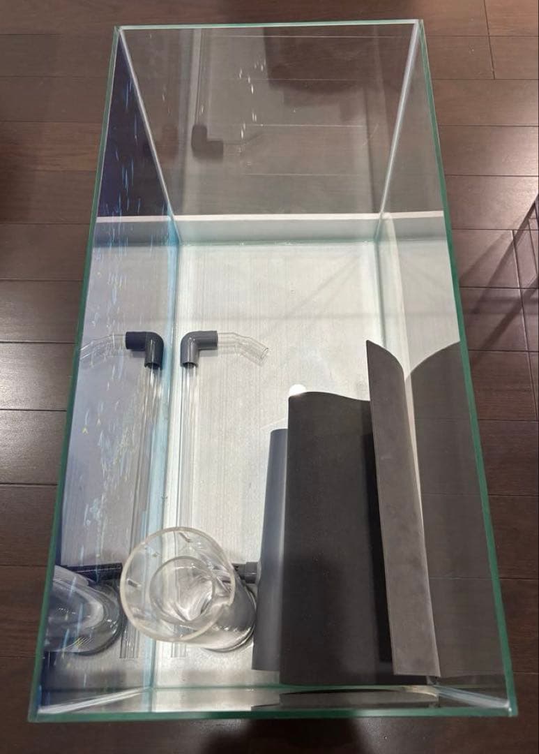 クロミス オーバーフロー水槽60x30x36,アクリル濾過槽,Rioポンプ