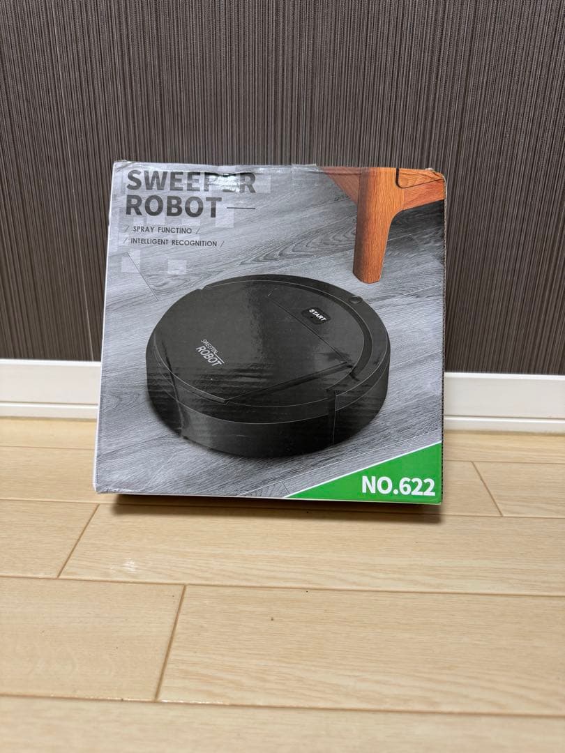 【新品未使用】ロボット掃除機 No.622 スマートクリーナー ブラック