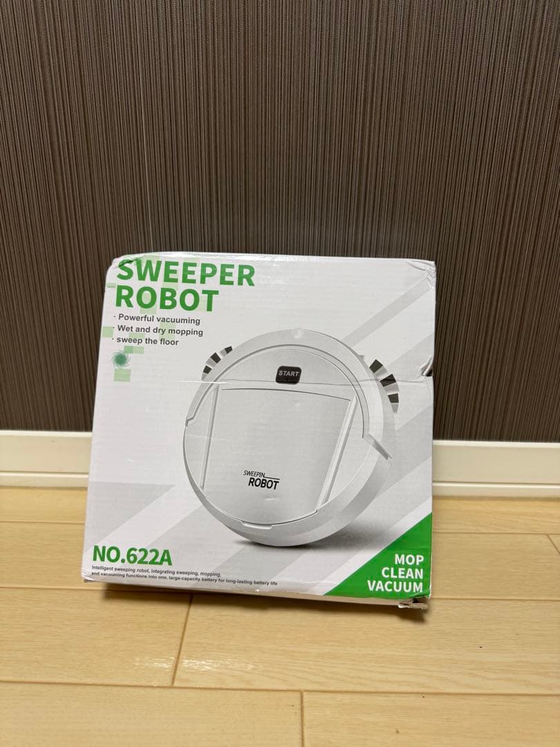 【新品未使用】ロボット掃除機 No.622 スマートクリーナー ブラック