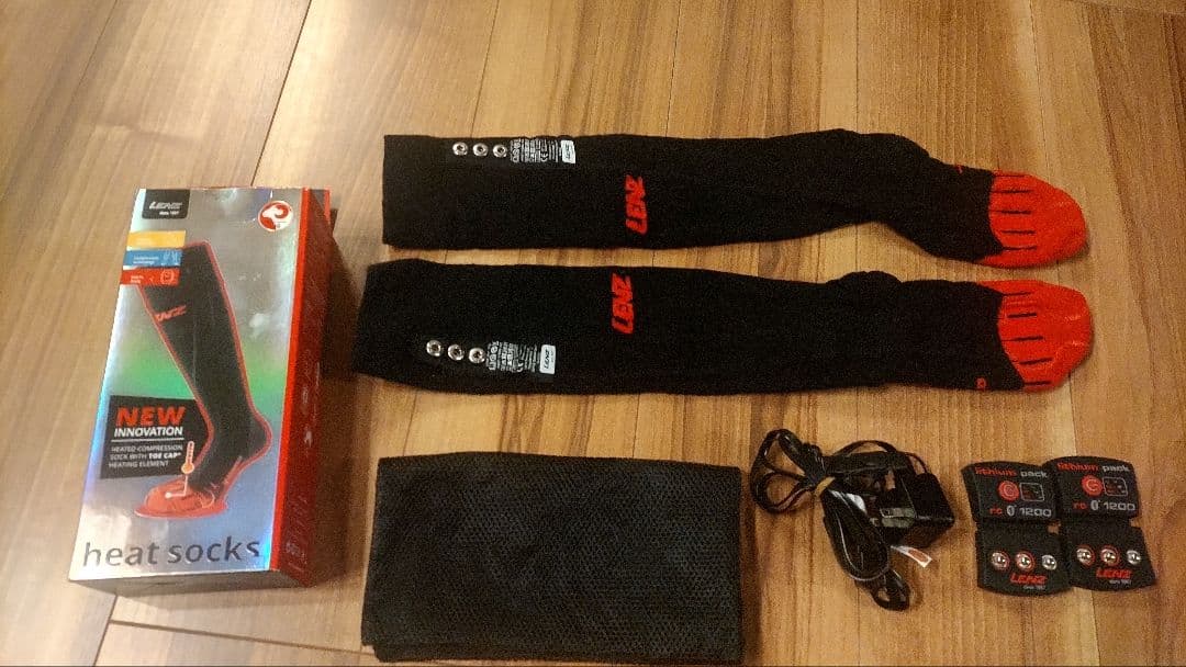 LENZ ヒートソックス バッテリーセット サイズ EU 35〜38
