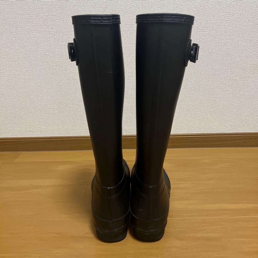 HUNTER メンズ　オリジナル　トールレインブーツ　ブラック