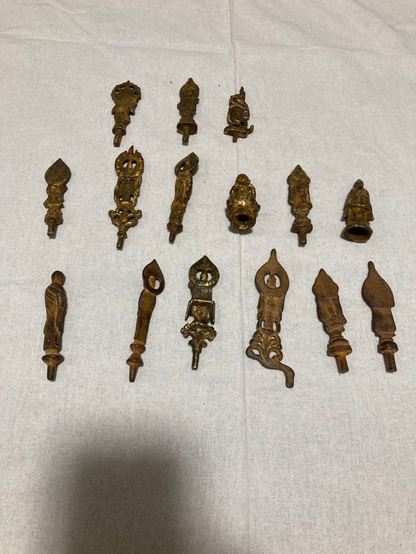 仏像 15点セット 銅製 約6㎝