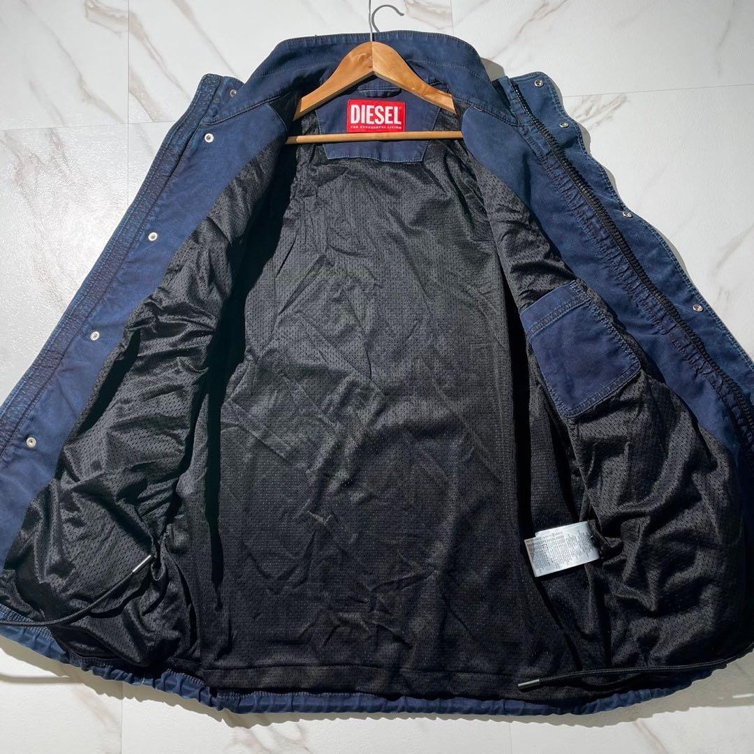 美品★近年★DIESEL ディーゼル モッズコート デニムジャケット Dロゴ