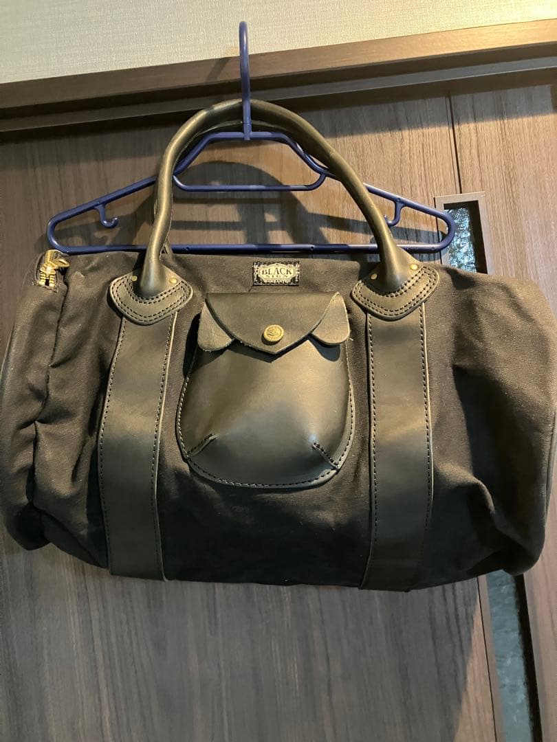 ブラックサイン　ドラムバッグ　ボストンバッグ