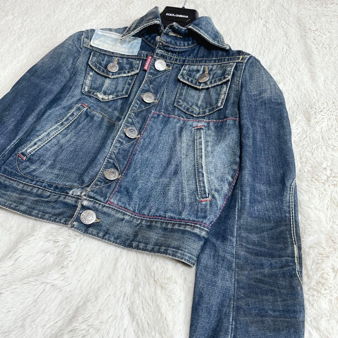 DSQUARED2 バックロゴ デニムジャケット Gジャン ディースクエアード