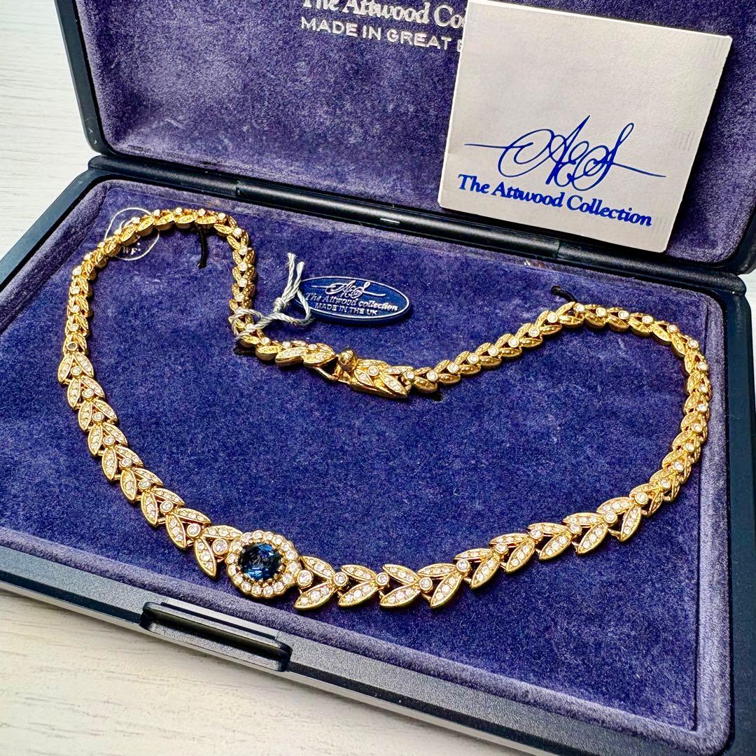 美品✨The Attwood Collection サファイアカラー ネックレス