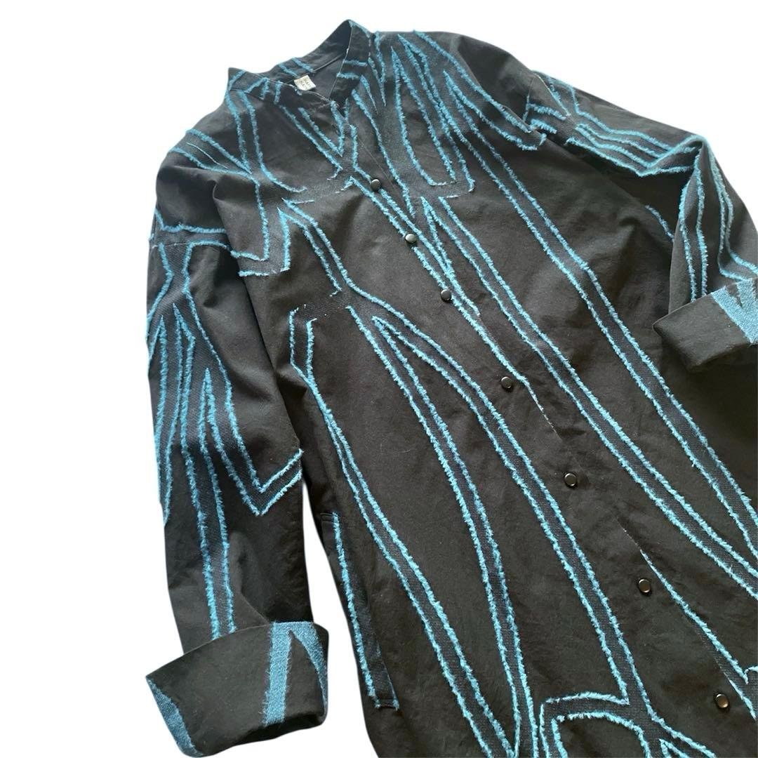 はしもとなおこ HASHIMOTO NAOKO バンドカラー シャツワンピース