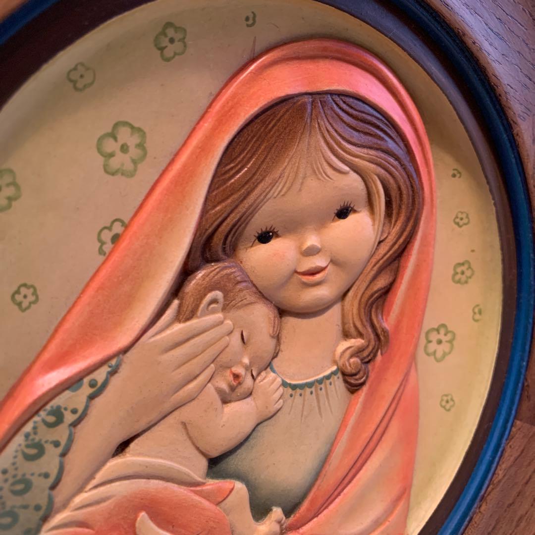 アンリ人形　ビンテージ1978年Mother's Day木製プレート！可愛い！