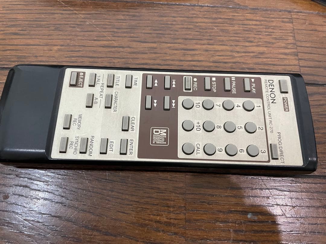 【美品、リモコン付き】DENON DMD-1600AL-N（MDレコーダー）