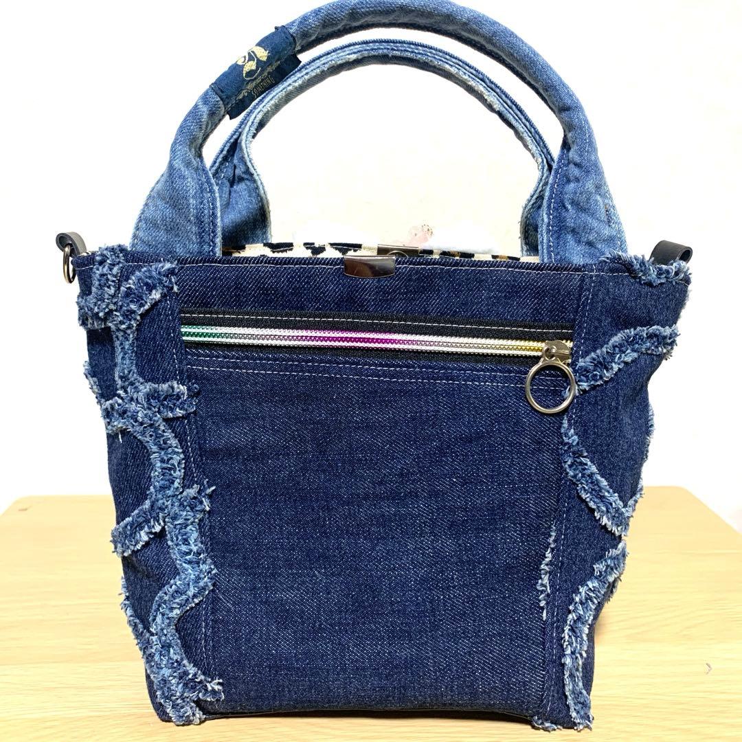 m*e様 コヤンイサムチョン　ハンドメイド　デニムリメイク　トートバッグ　手提げ