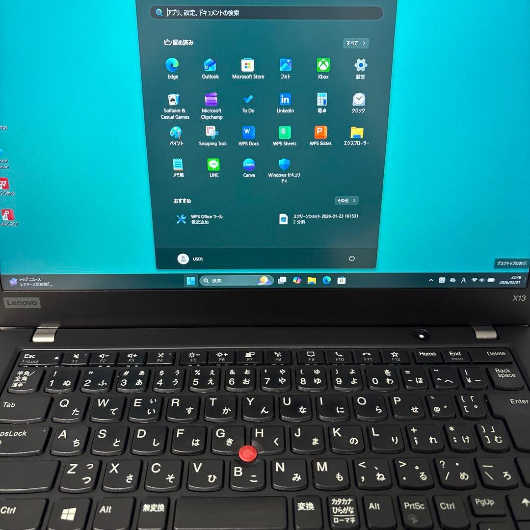 ⭐️Ryzen5Pro搭載⭐️Lenovo ThinkPad X13✨Win11