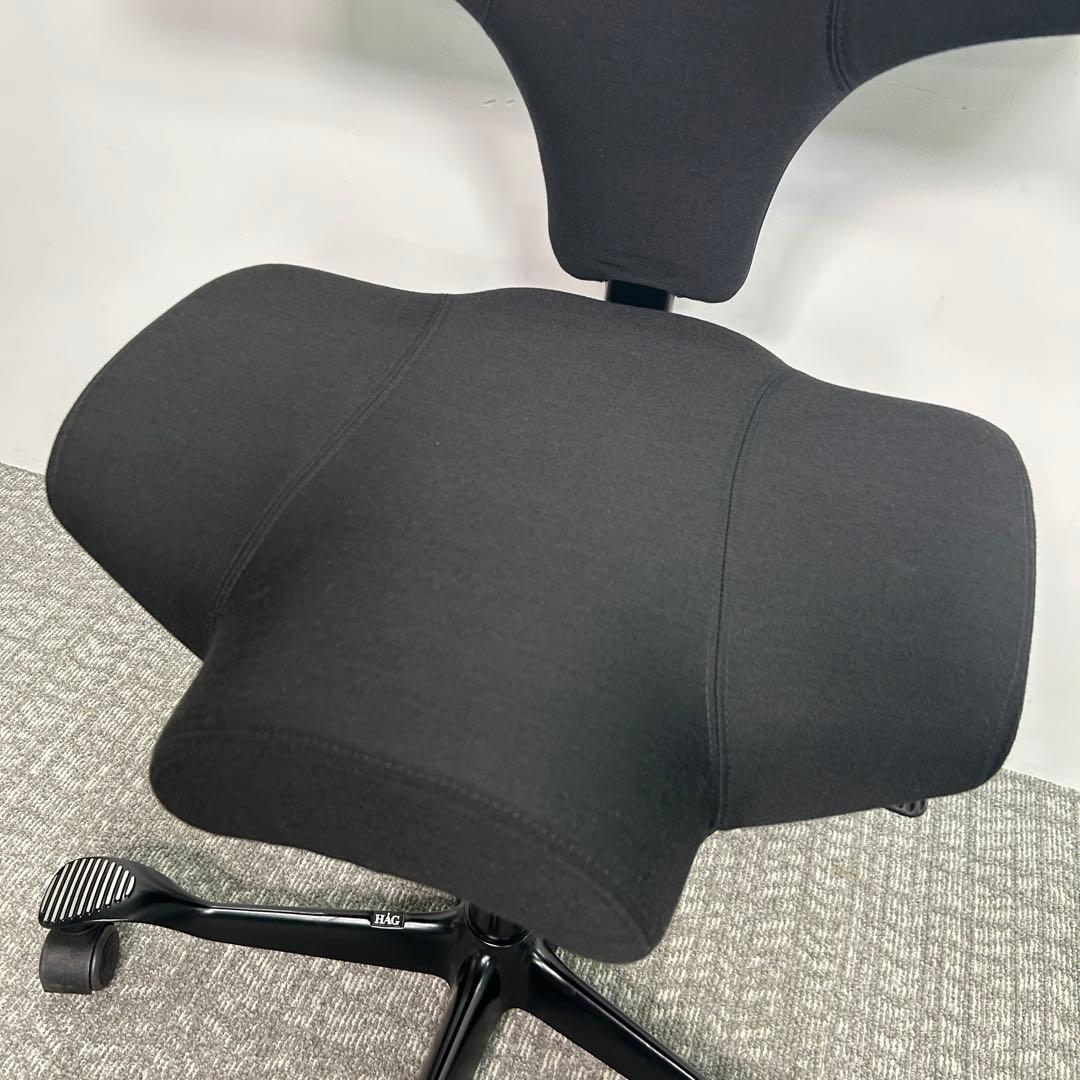 オフィスチェア HAG Capisco ホーグ カピスコ 布張 ブラック