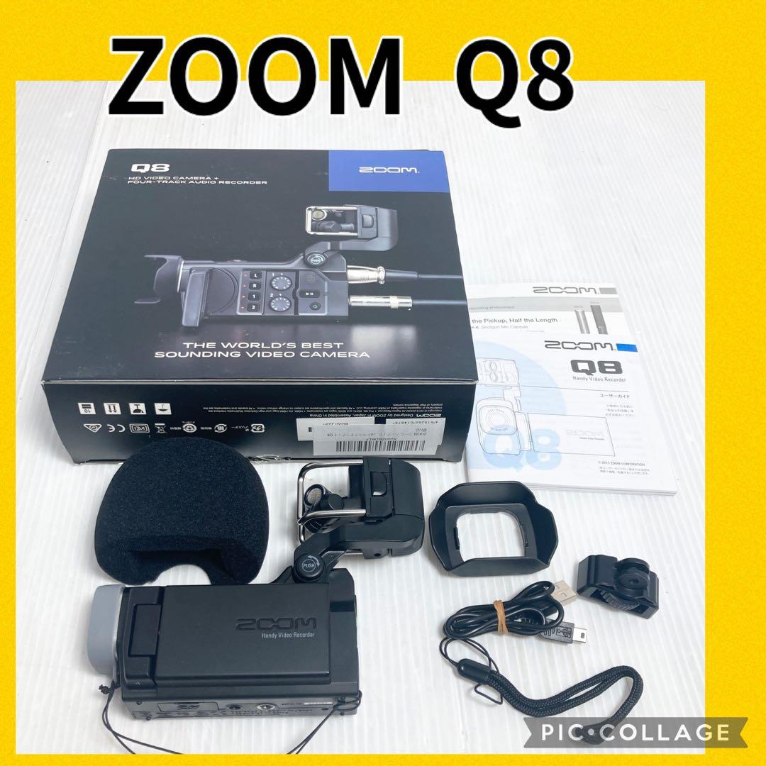 美品 ZOOM Q8 ハンディビデオカメラ 4トラックオーディオレコーダー