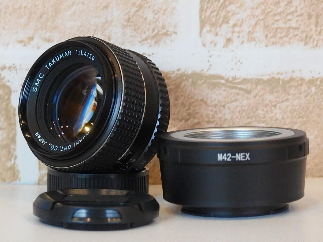 SMC Takumar 50mm F1.4 SONY Eマウントアダプター付