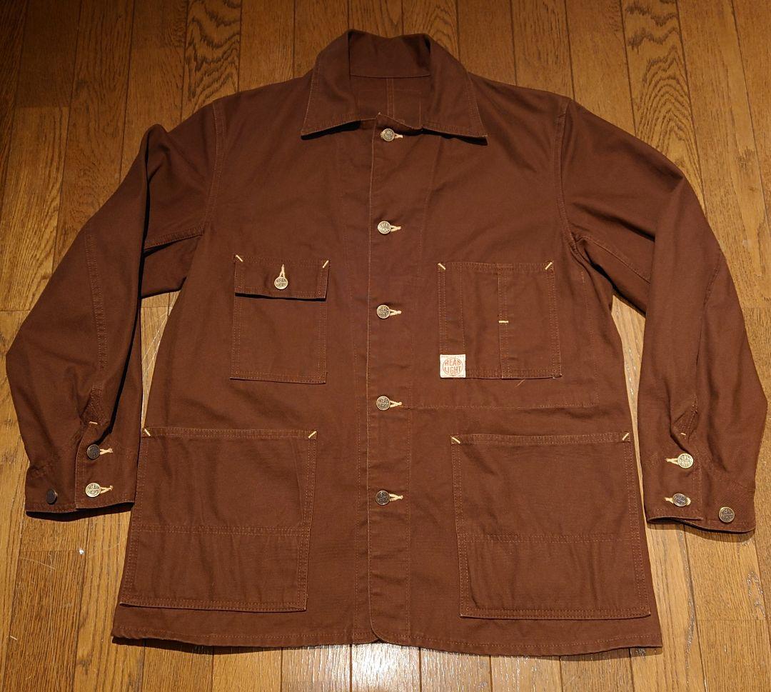 シュガーケーン　HEADLIGHT 　ヘッドライト　ブラウンダックカバーオール