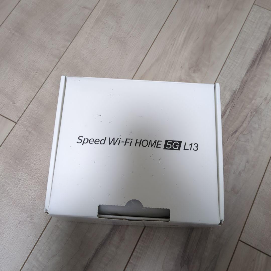 Speed Wi-Fi  5G L13 無線LANルーター本体•付属品