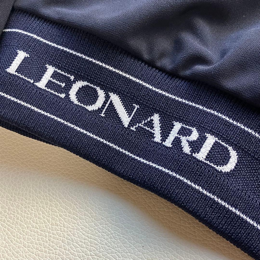 近年美品 レオナール 薄手 ブルゾン ジップアップ 42