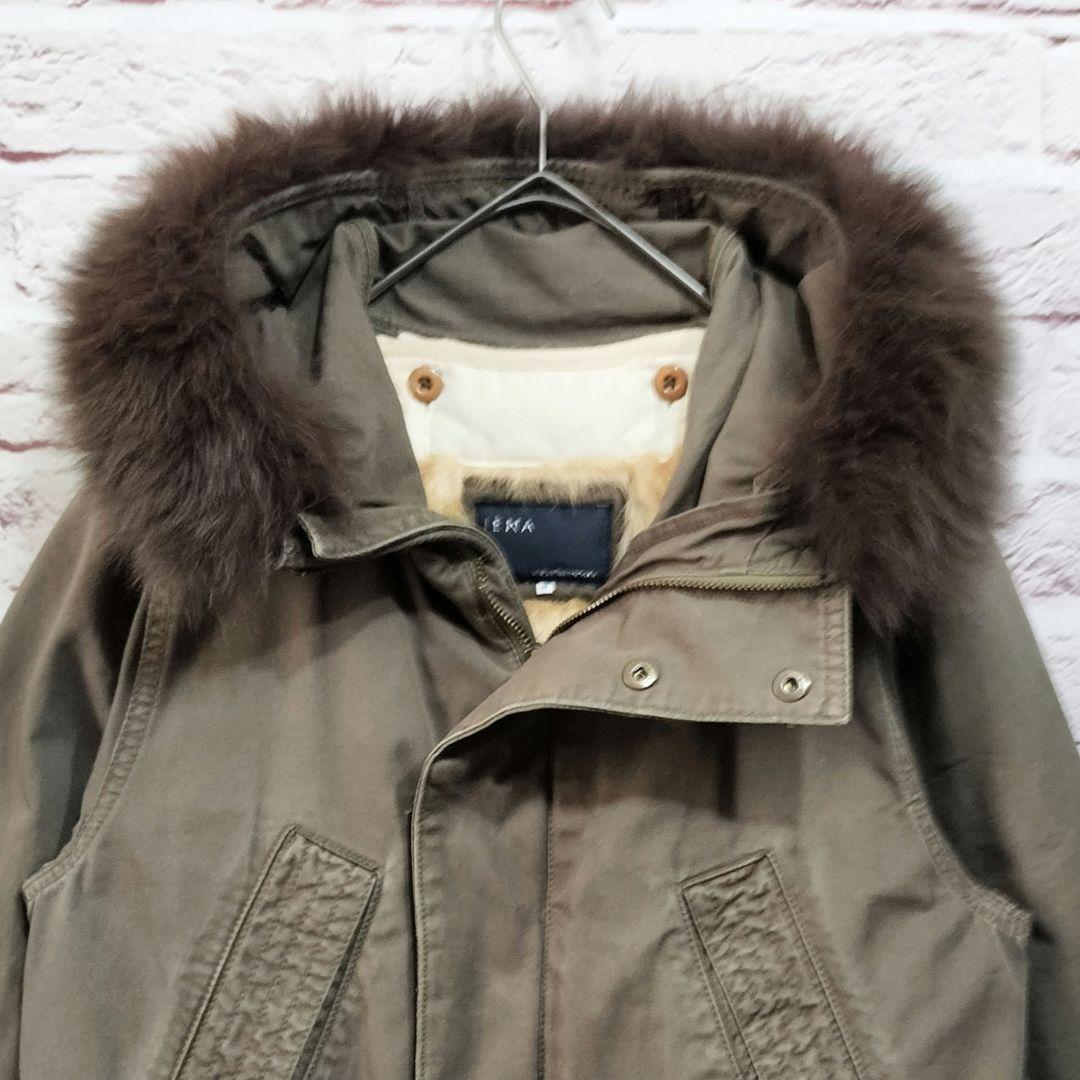 【フォックスファー】イエナ IENA モッズコート ライナーファー