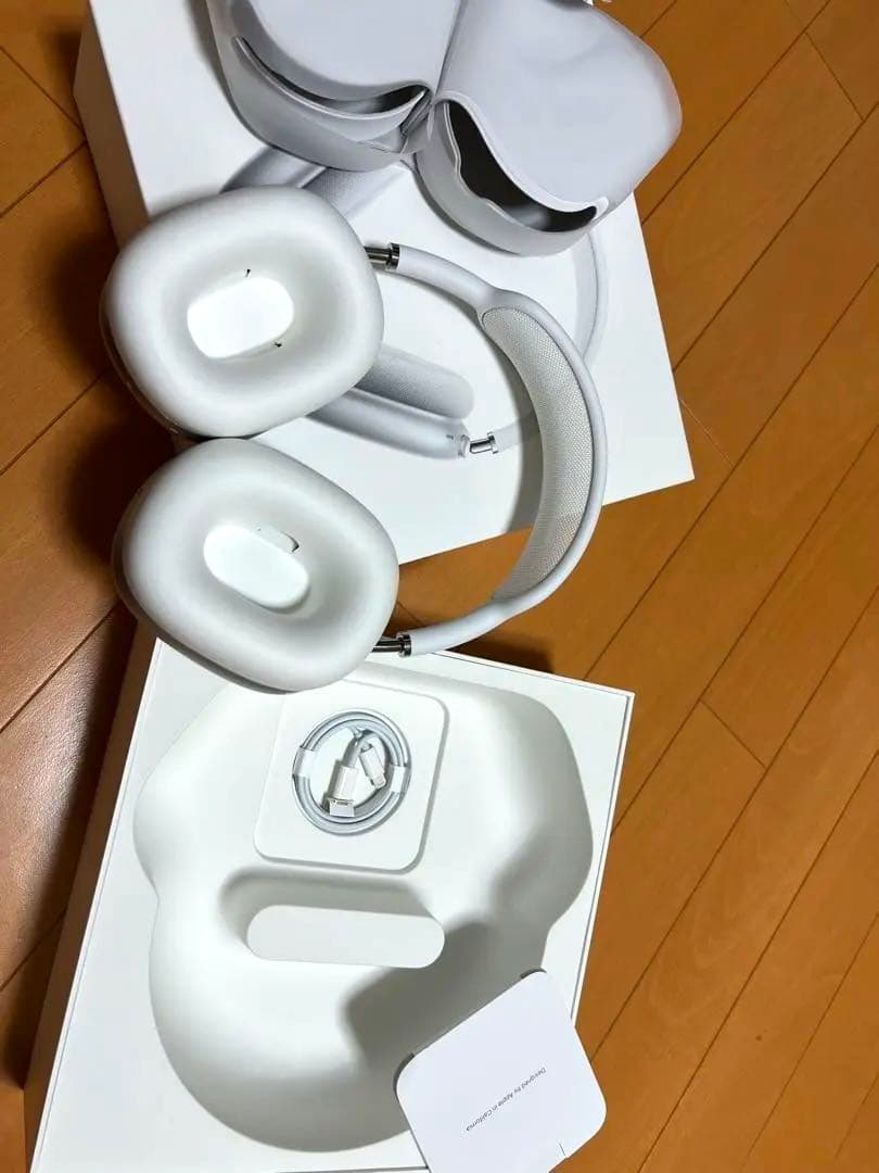 【極美品】Apple AirPods Max シルバー カバーケース付き