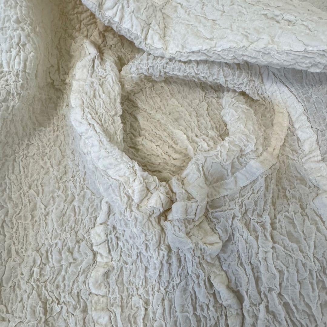 極美品✨ISSEY MIYAKE me カリフラワー　ジャケット　ホワイト