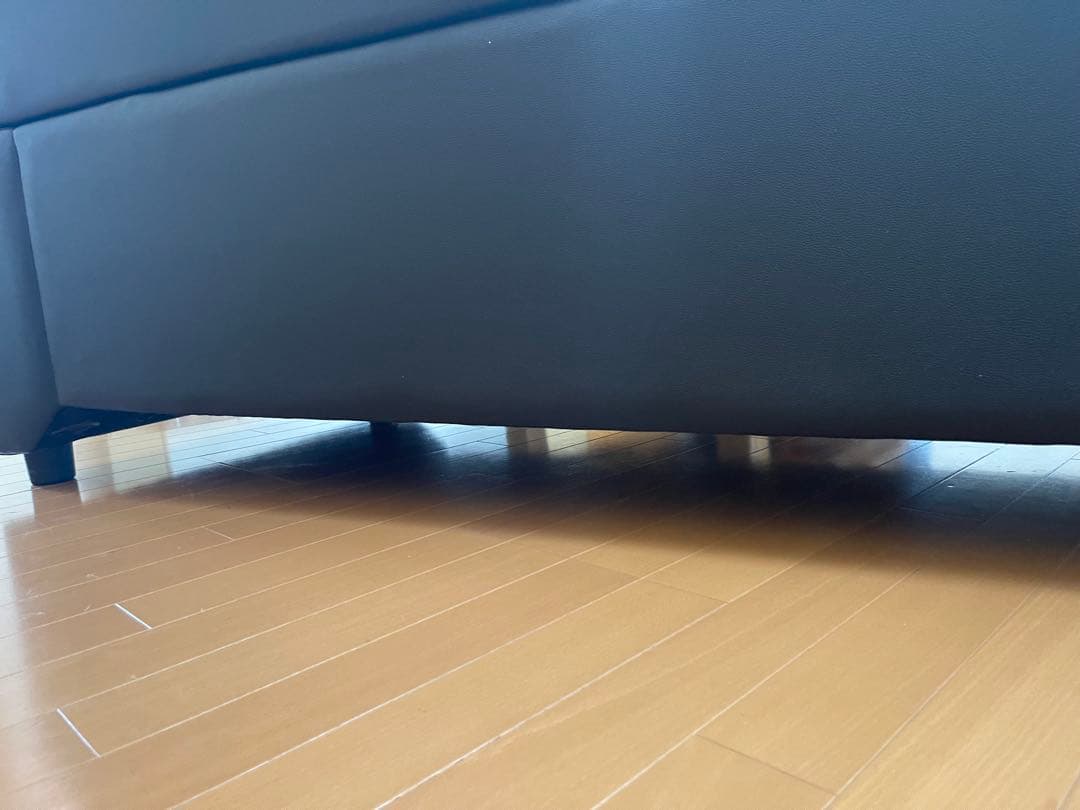 【ぬ様の専用】ニトリ 黒 3人掛けソファ ルーチェ 商品コード：1145086