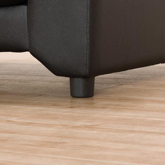 【ぬ様の専用】ニトリ 黒 3人掛けソファ ルーチェ 商品コード：1145086