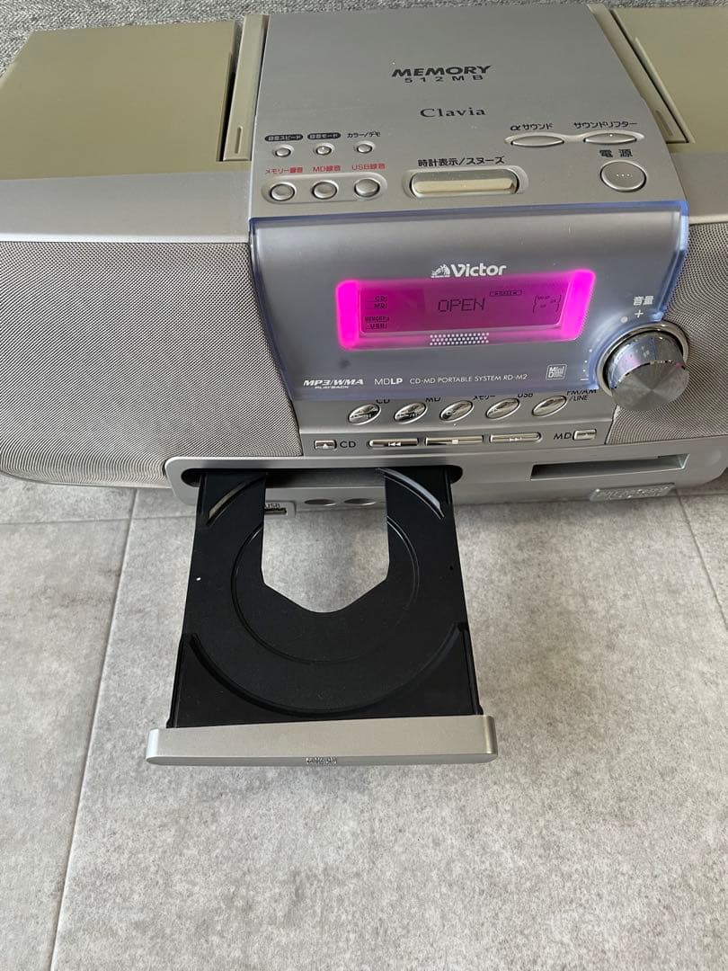 ビクター　CD-MDポータブルシステム　RD-M2 Clavia