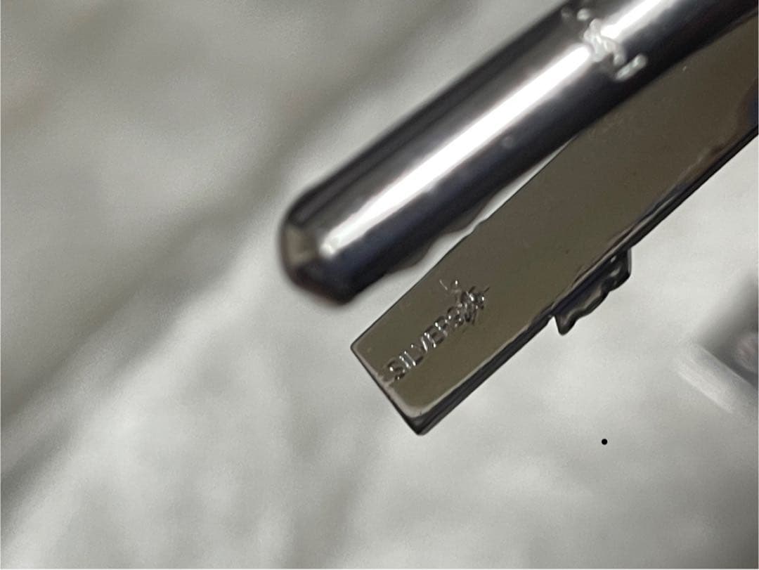 YSL イヴサンローラン SILVER925 28gカフス＆タイピン ／銀製