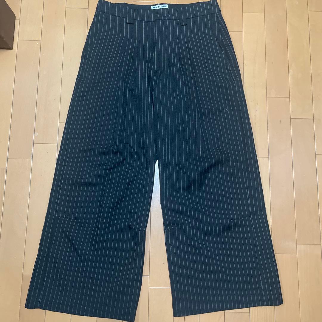 Jaded London 2タックストライプバギースラックス　w30