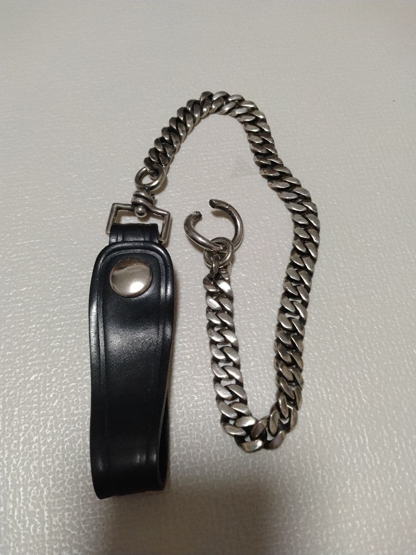 専用　テンダーロイン　コードバン　ウォレットチェーン　925 ブラック