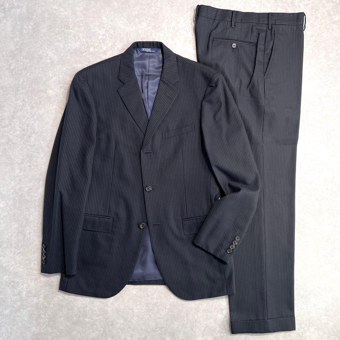 ポロバイラルフローレン スーツセットアップ ネイビーストライプ 39