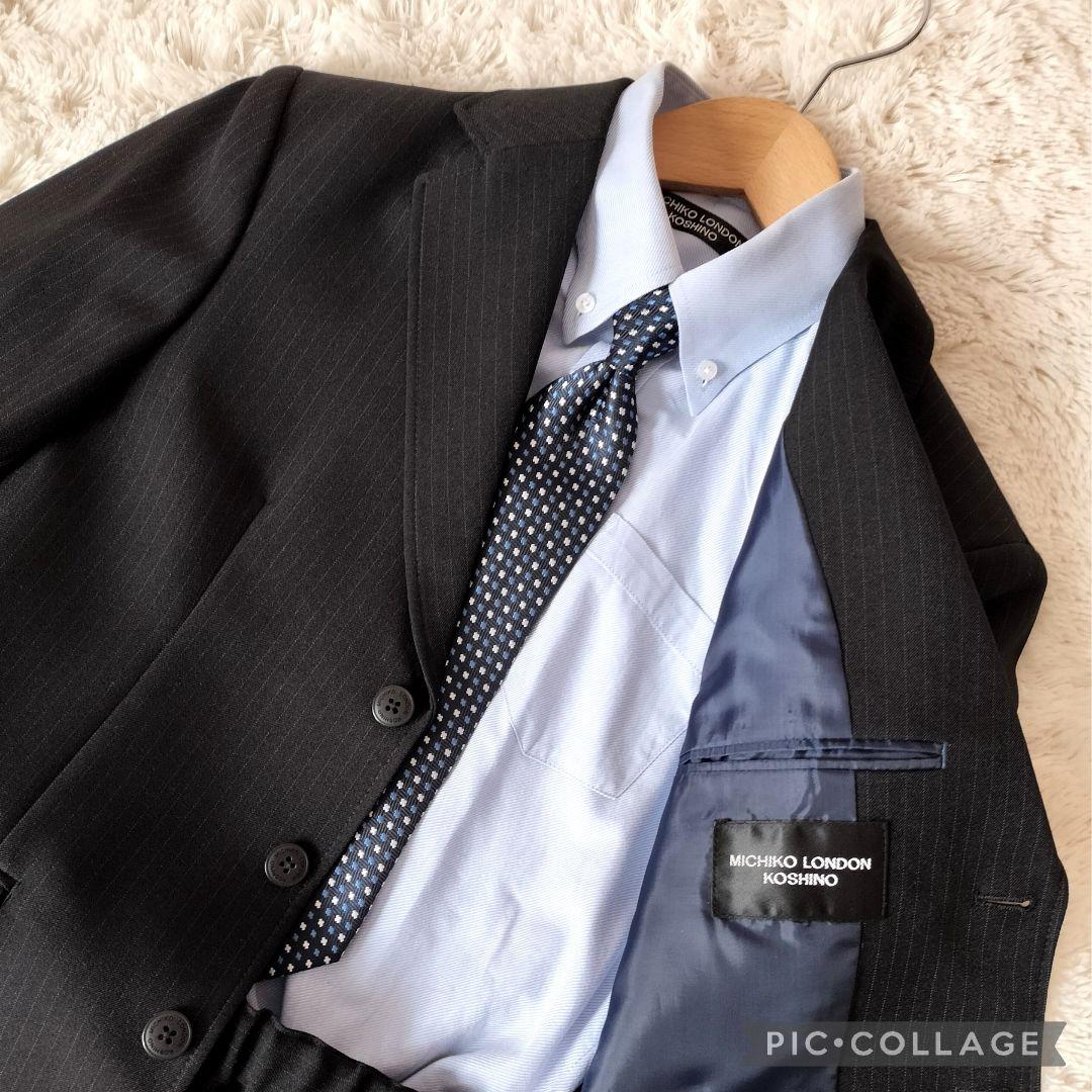 【極美品】ミチコロンドン 男の子フォーマルスーツ 150｜卒服 6点セット黒