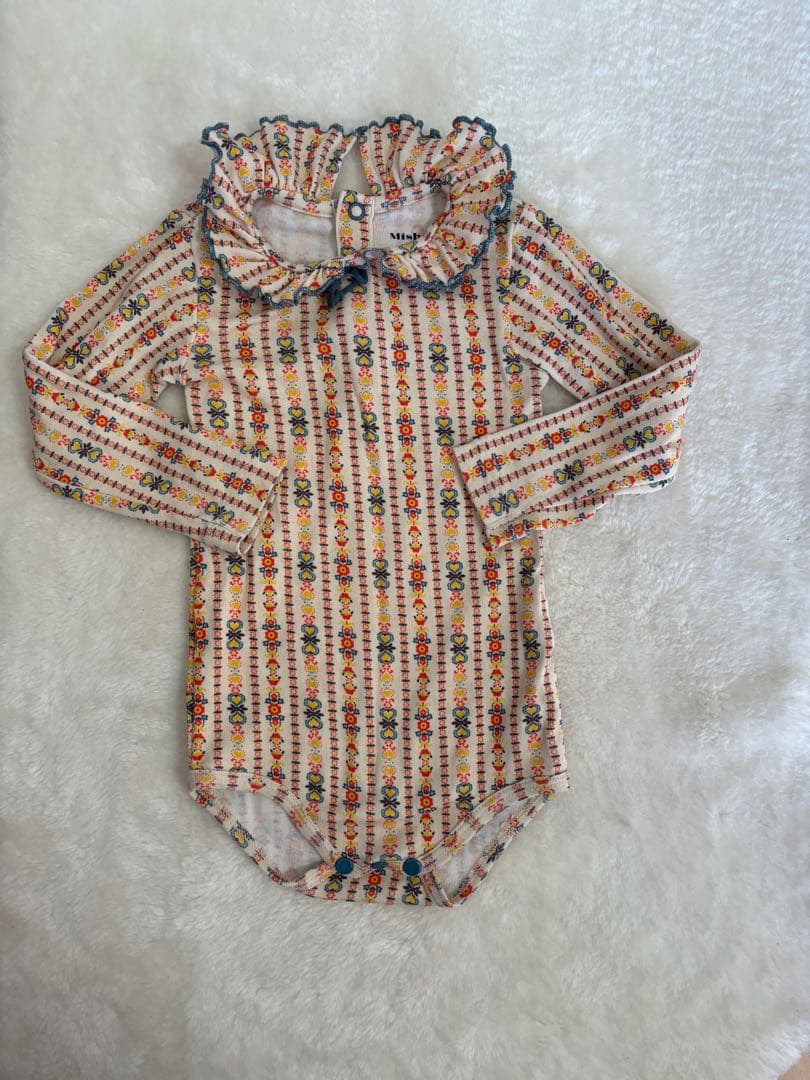Misha & Puff フリル襟ロンパース 12-18m