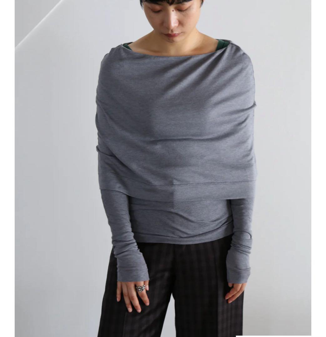 【BOWTE】CAPE DETAIL COTTON/SILK CUT&SEWN