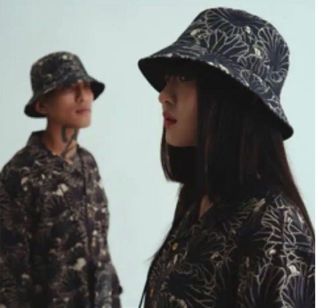 LOCO MOSQUITO × GAKKIN 黒蓮葉 バケットハット 限定70個