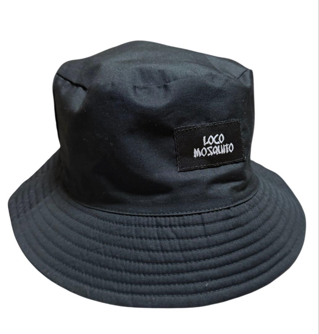 LOCO MOSQUITO × GAKKIN 黒蓮葉 バケットハット 限定70個