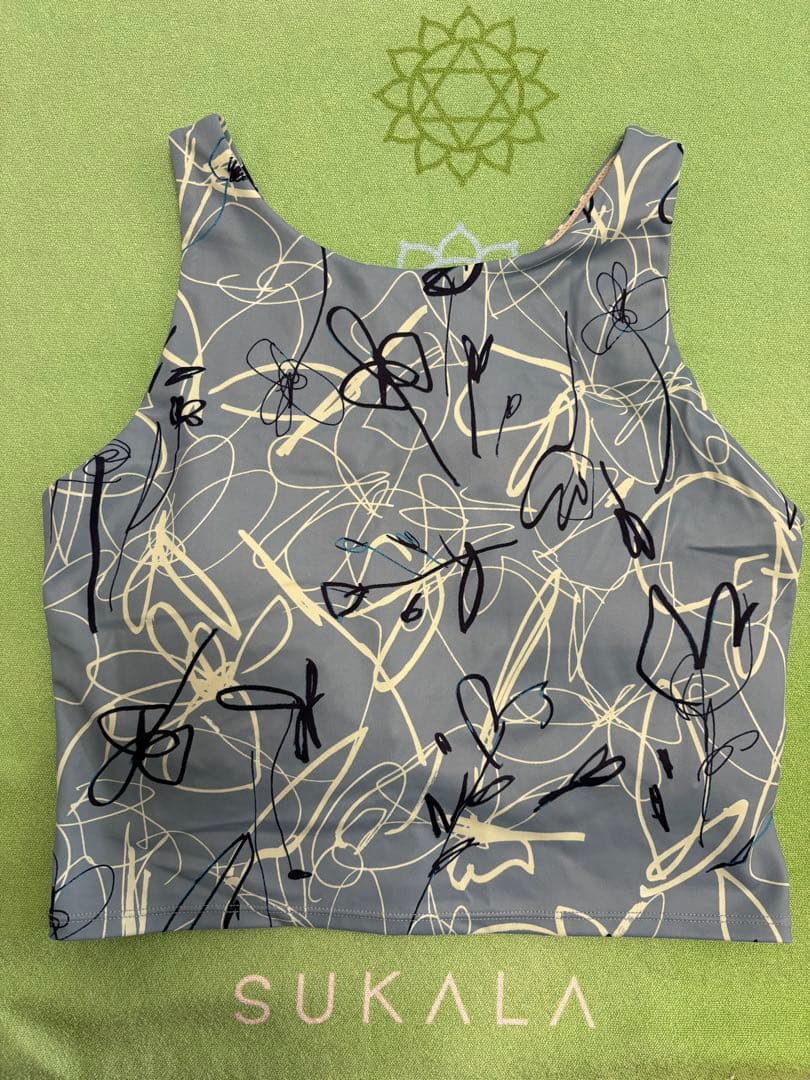 【SUKALA】 リボンフラワーヨガウエア3点セット Mサイズ
