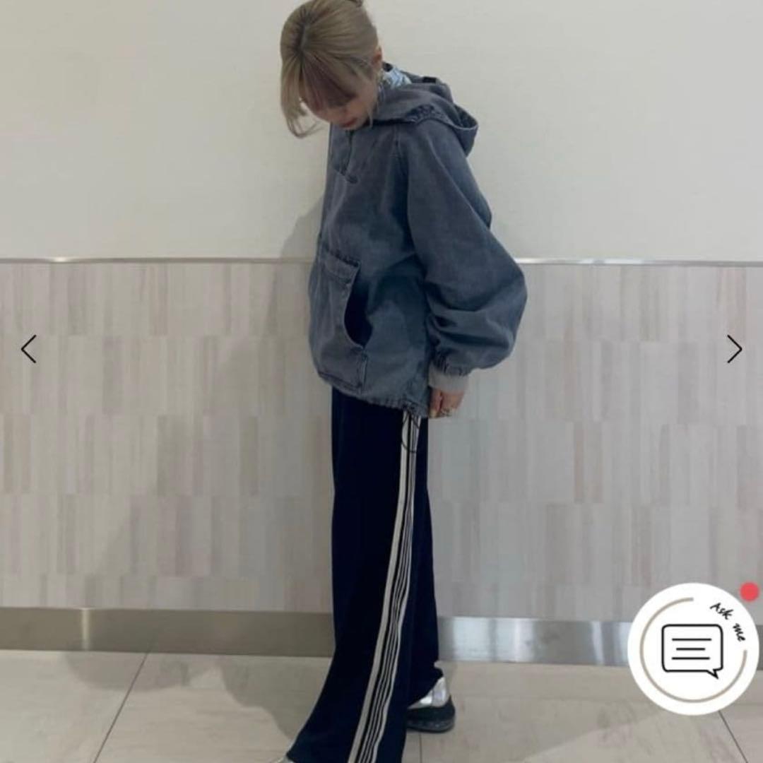 【新品未使用】アノラックパーカー　デニム　フーディ　ヤマダヤ