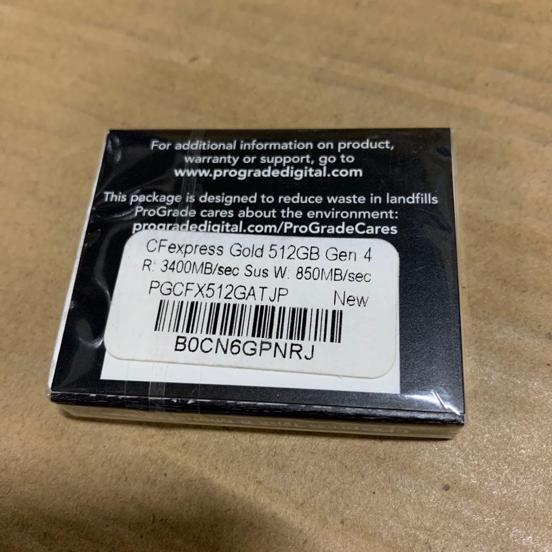 新品　ProGrade Digital CFexpress GOLD 512GB