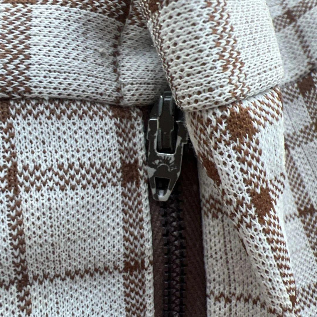 70s Levis panatelaチェック柄スラックス talonジップ