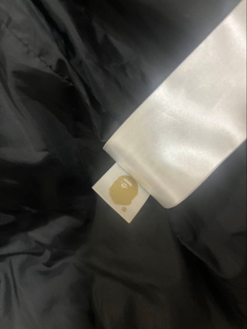 A BATHING APE ブラックダウンベスト