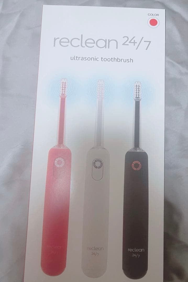 パルス式超音波歯ブラシ reclean 24/7（リクリーン）【レッド】