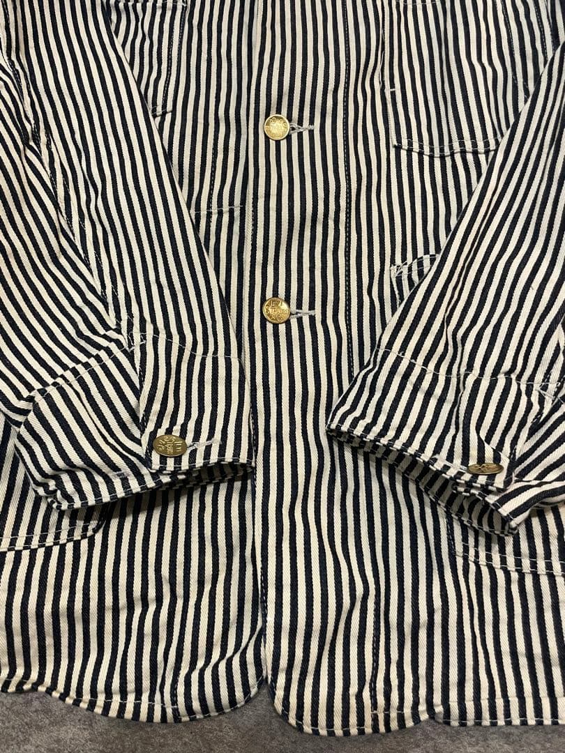 10s〜30s リーバイス　ヒッコリー　カバーオール　チェンジボタン　LVC