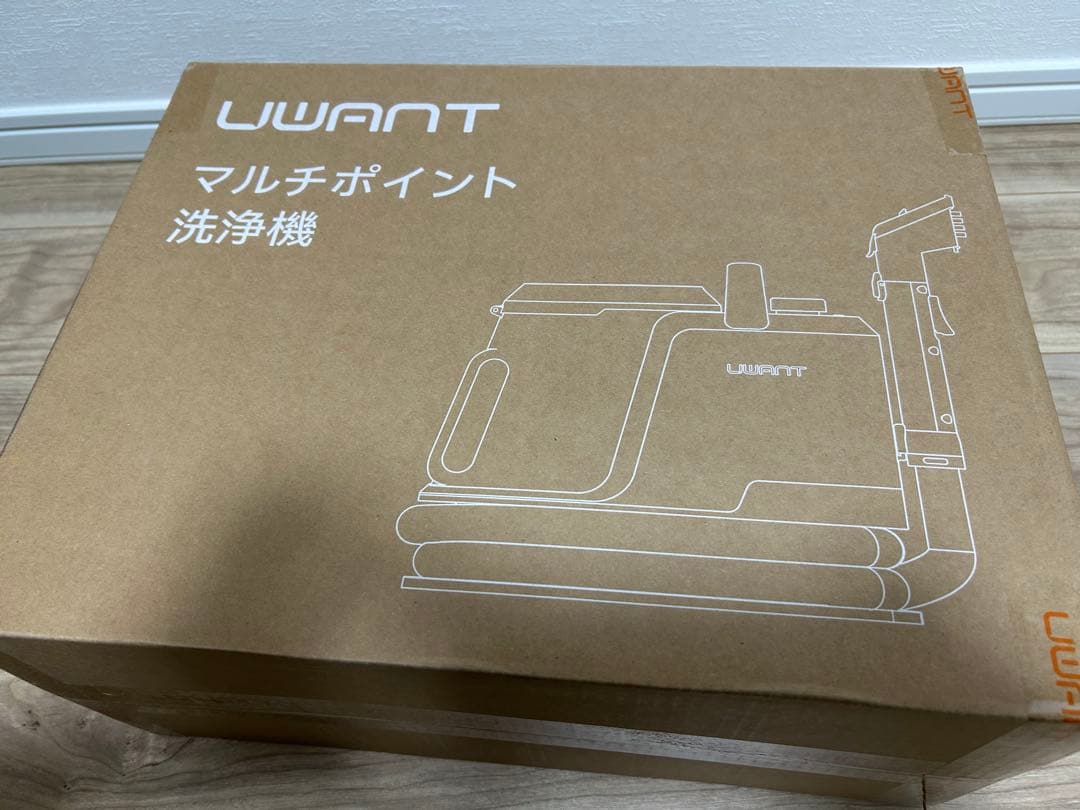 ⭐️新品⭐️uwant 100℃蒸気噴射 18000Pa超強吸引力スチームクリーナー