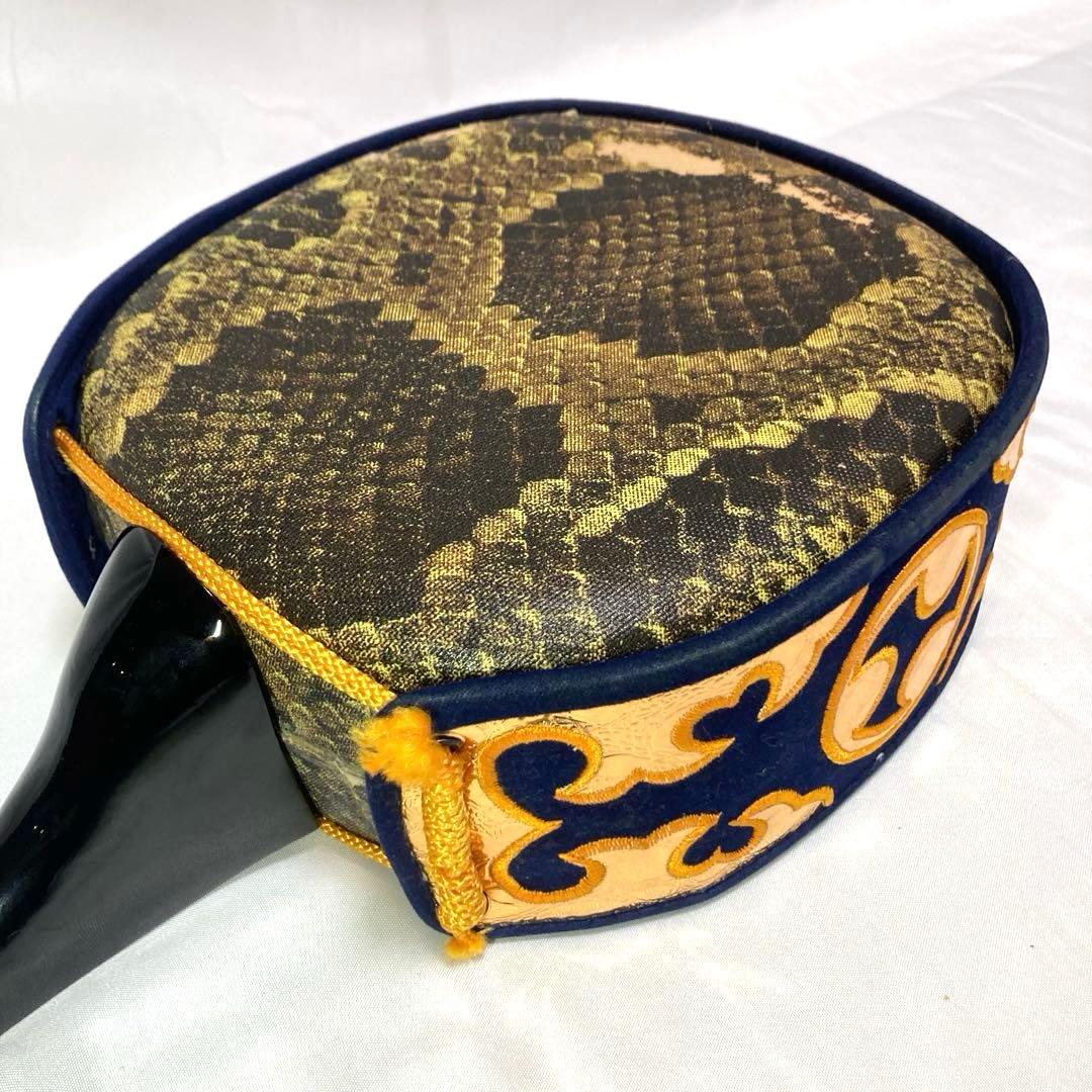 三線 沖縄 初心者 人工皮 蛇革 蛇皮 ハードケース 付属品 和楽器