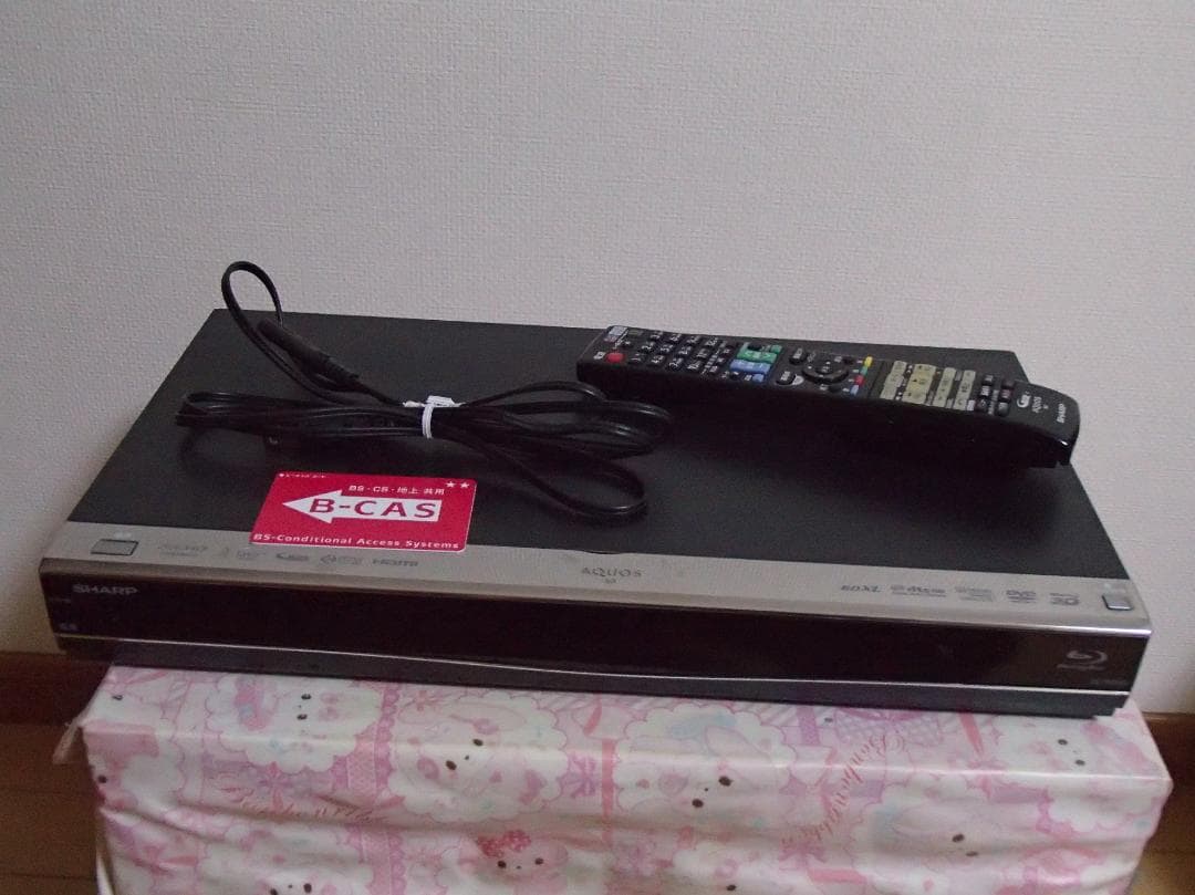 シャープブルーレイレコーダーBD‐W560,整備点検済み、