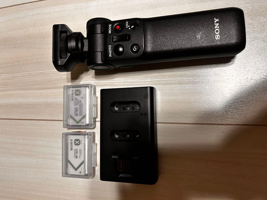 SONY zv-1 シューティンググリップ付き